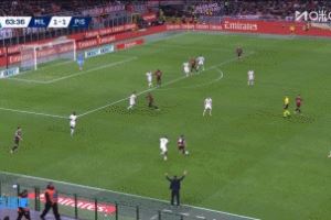 可惜！莫德里奇直塞、福法纳脚后跟做球，莱奥抽射中框